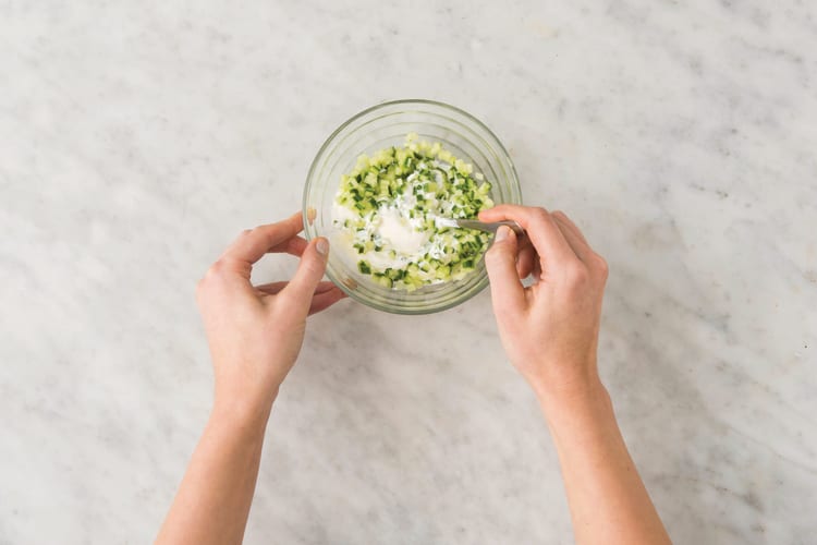 Make the tzatziki