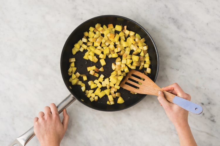 Cook the potato