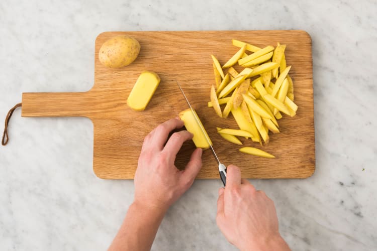 Préparer les frites