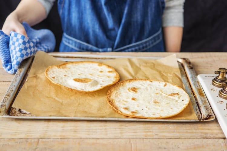 Bake the Tostadas