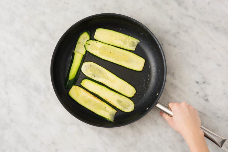 Cuire la courgette