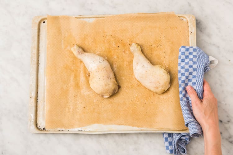Hähnchen backen