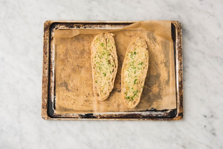 Toss Garlic Bread and Toss Salad