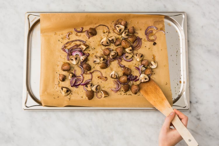 Champignons en couscous