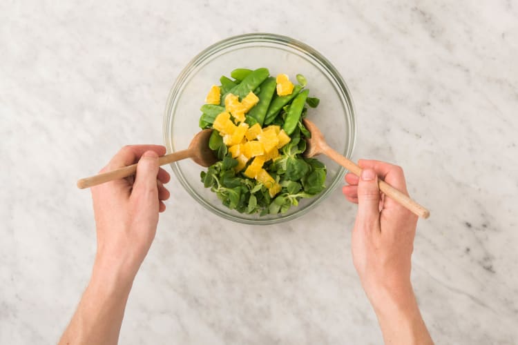 Salade maken