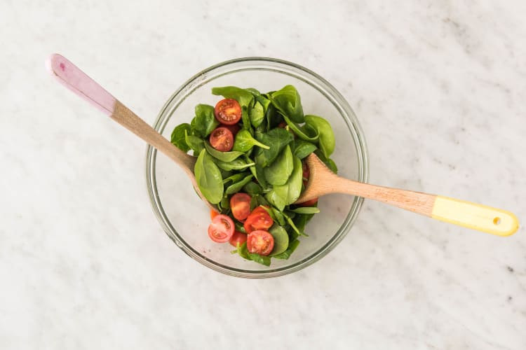 Préparer la salade
