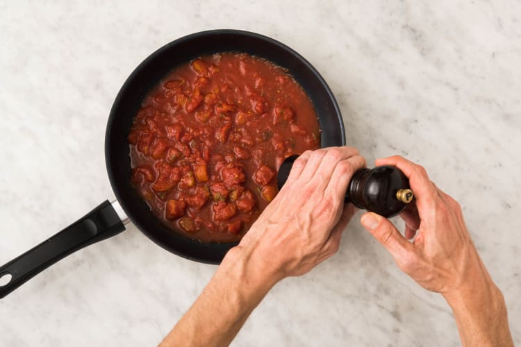 Tomatensosse kochen