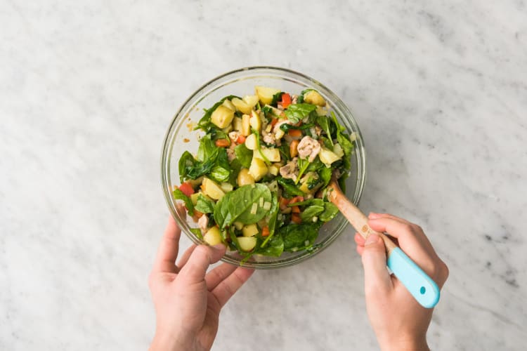 Salade mengen