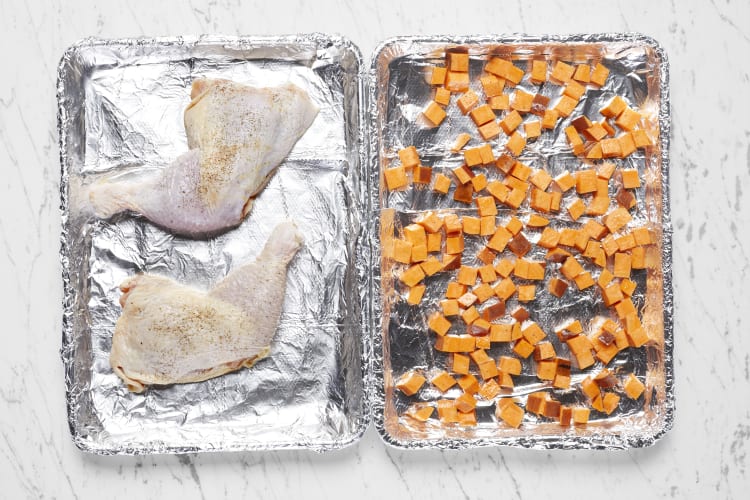 Season Sweet Potato and Chicken