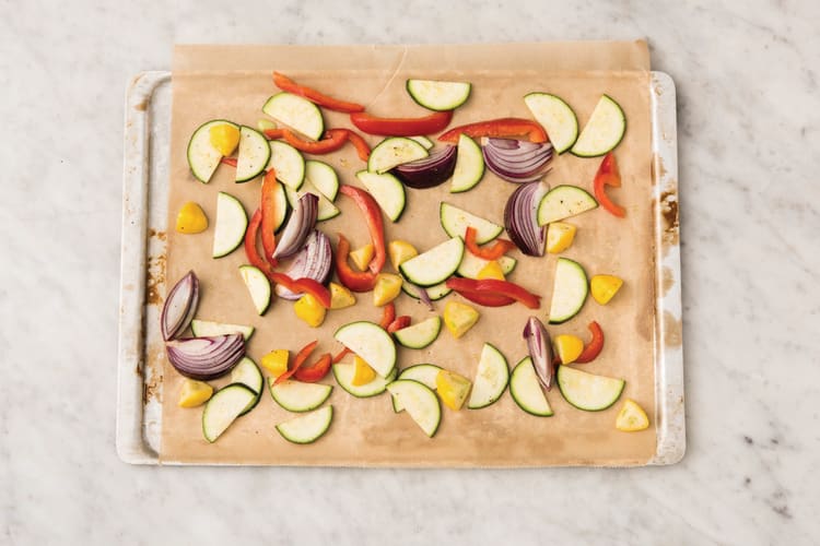 Roast the veggies