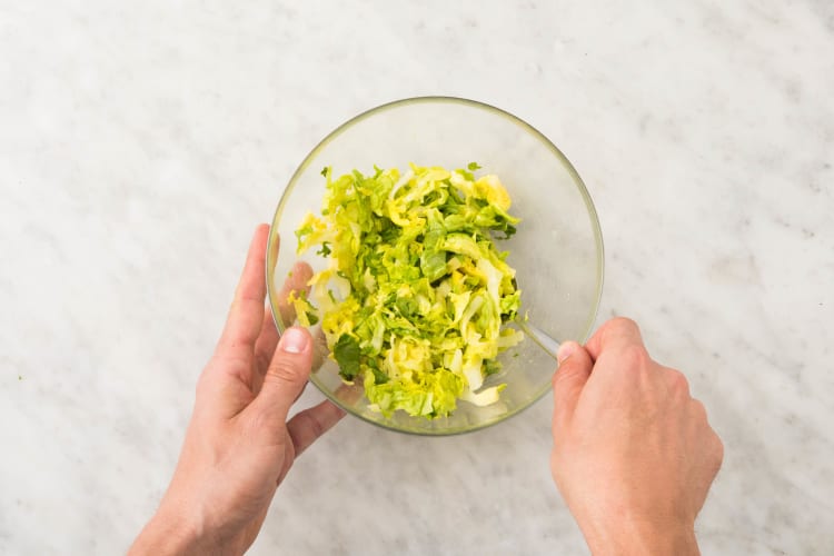 Salade aanmaken