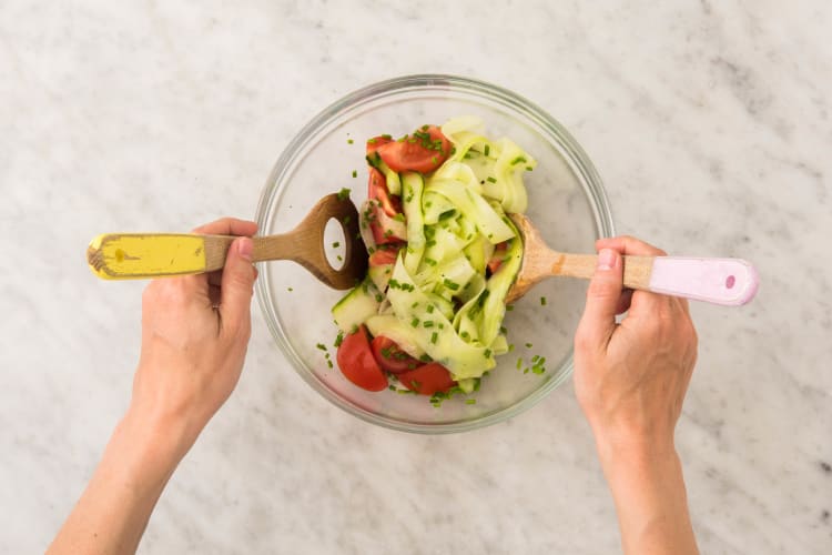 Mélanger salade