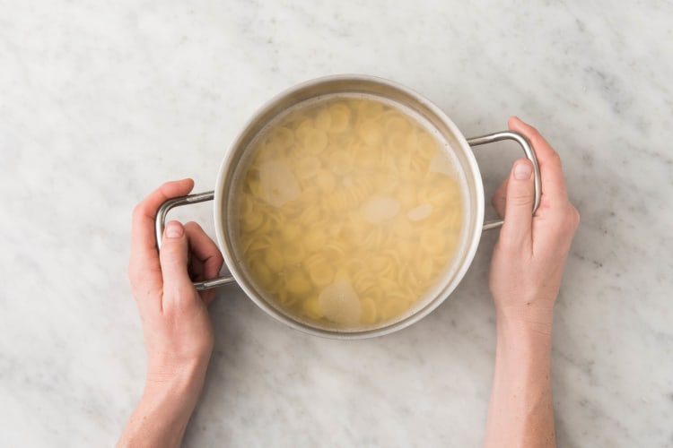 Orecchiette koken