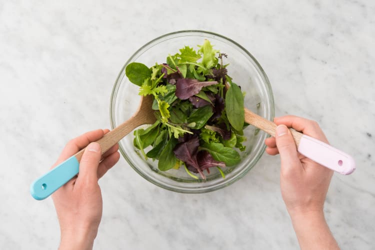 Salade aanmaken