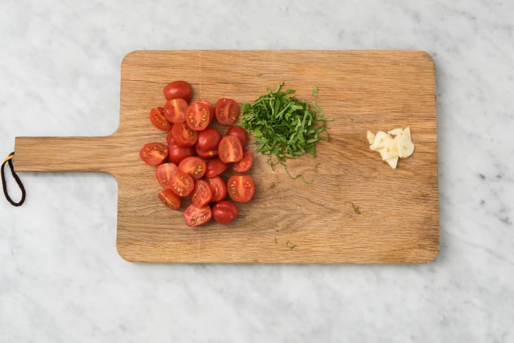 Cook Potatoes and Prep