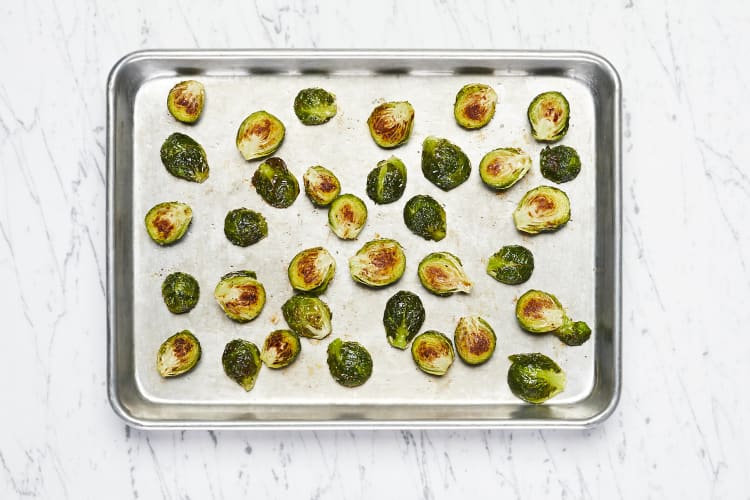 Prep and Roast Brussels Sprouts