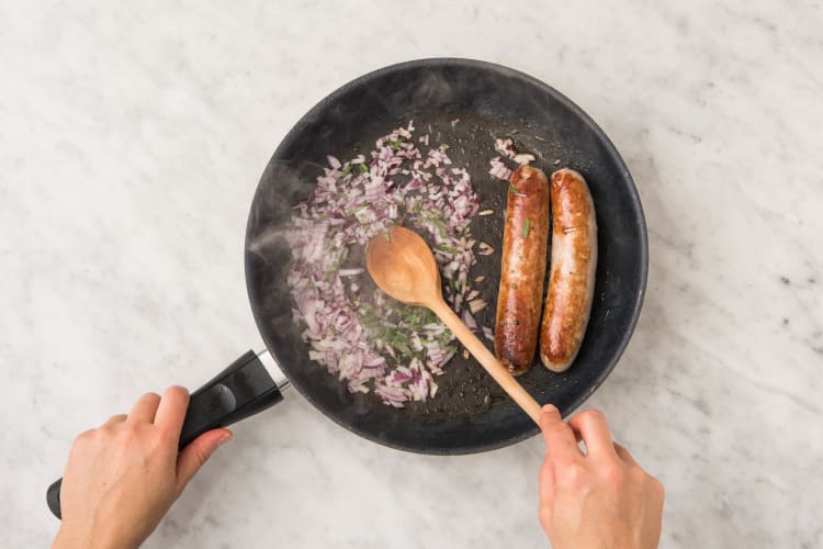 Cuire la saucisse