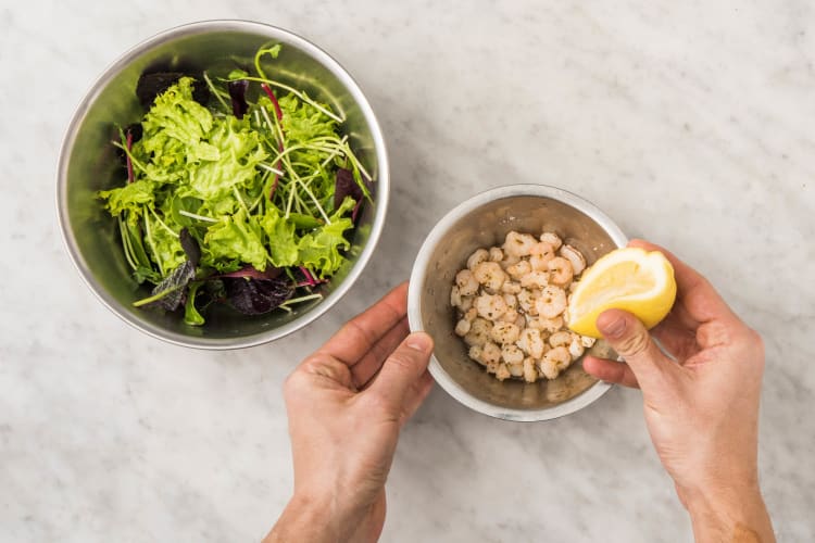 Préparer la salade