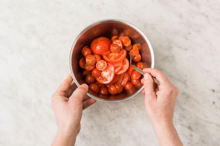 Préparer les tomates