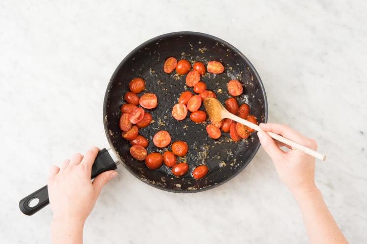 Tomaten roerbakken