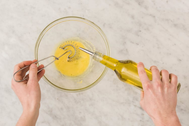 Préparer la vinaigrette