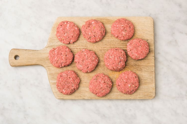 PREP AND MAKE PATTIES