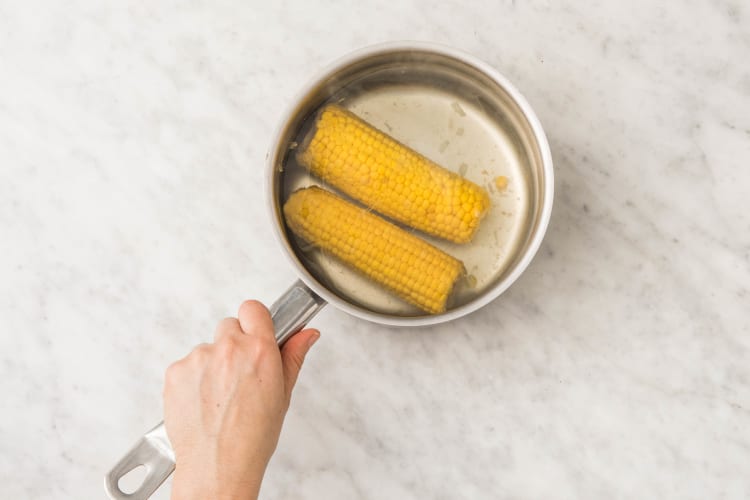 Maiskolf koken