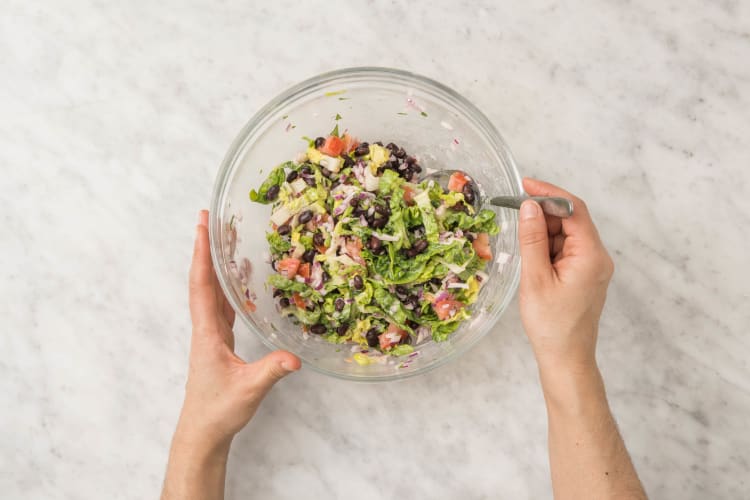 Salade maken