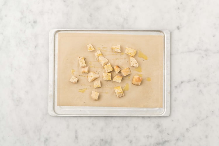 Make croutons