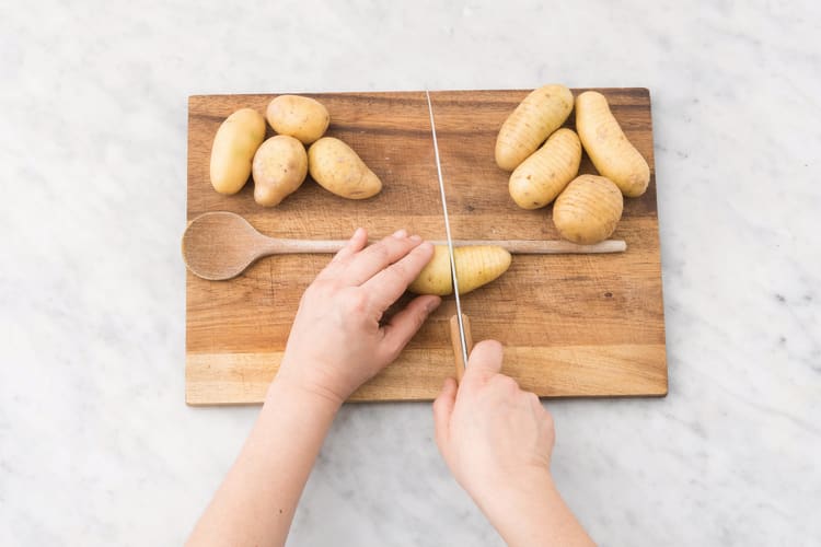 Prep the hasselbacks