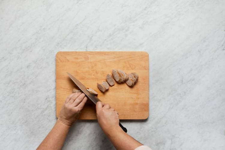 Slice Sausages and Toast Flatbreads