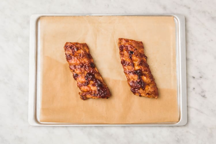 Réchauffer les travers de porc