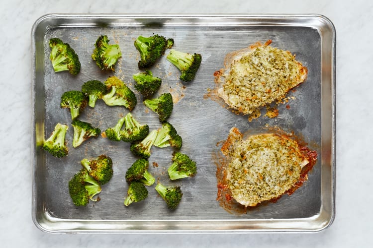 Roast Chicken and Broccoli