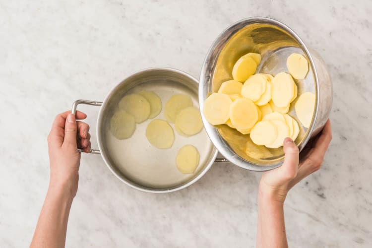 BOIL POTATOES