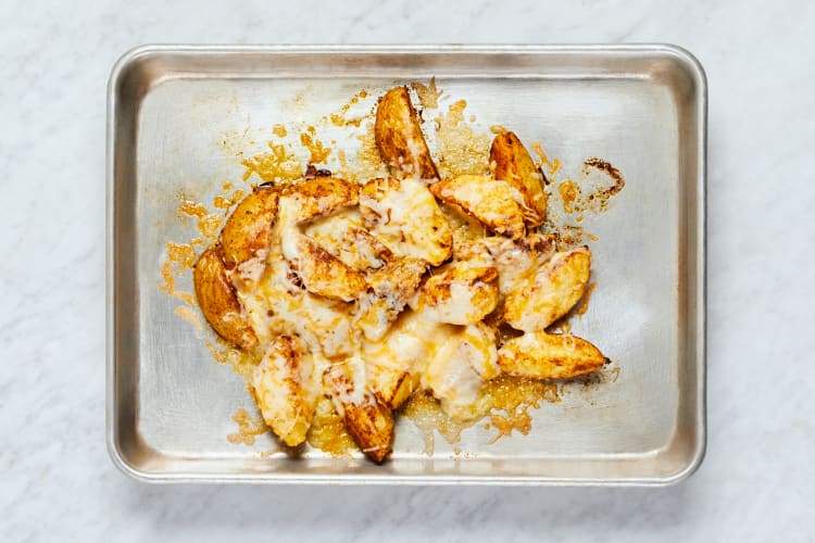 Top Potatoes and Make Salad