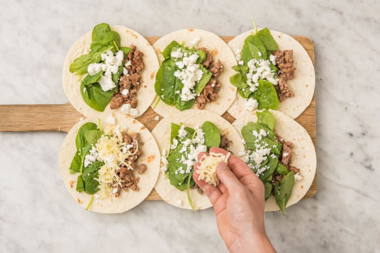 Cheesy Lamb Quesadillas Recipe HelloFresh