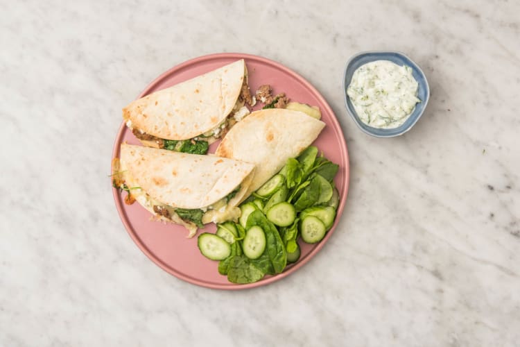 Cheesy Lamb Quesadillas Recipe HelloFresh