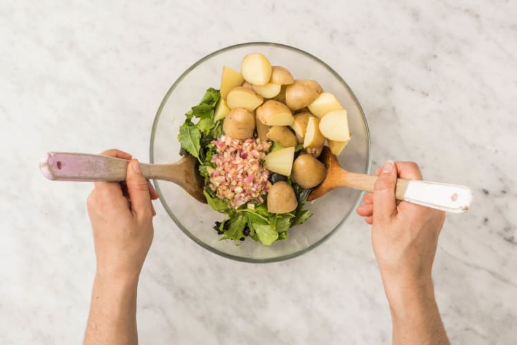 Salade maken