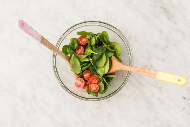 Salade maken