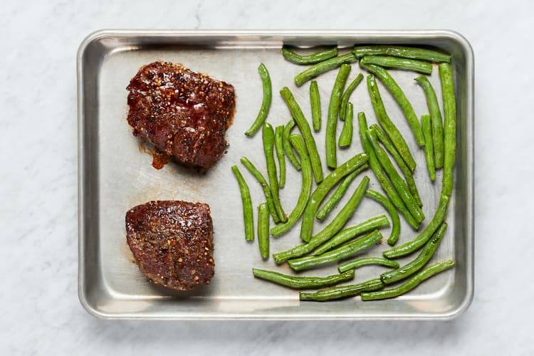 Roast Beef and Green Beans