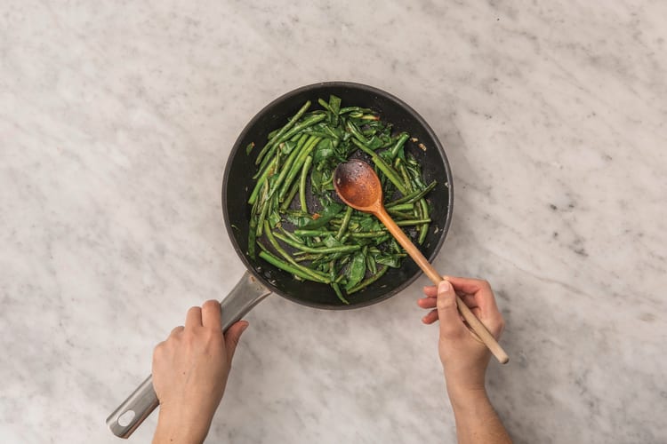 Cook veggies