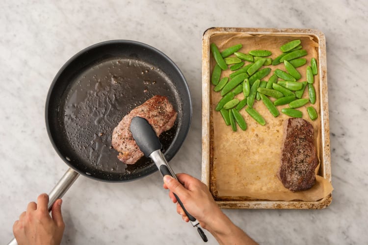 ROAST STEAK & PEAS