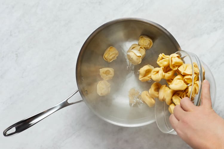 Cook Tortelloni and Finish Prep