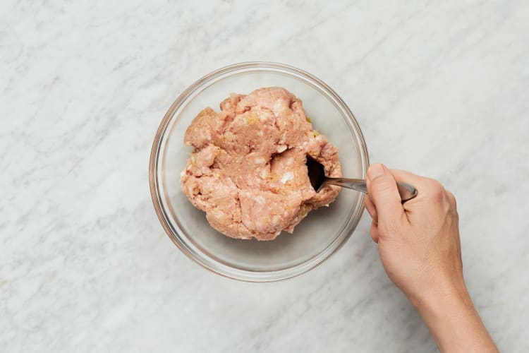 Form Meatballs and Cook Rice