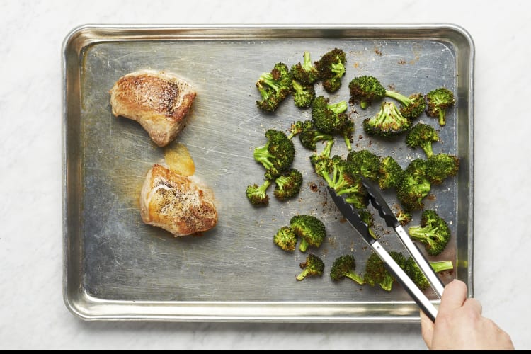 Roast Pork and Broccoli