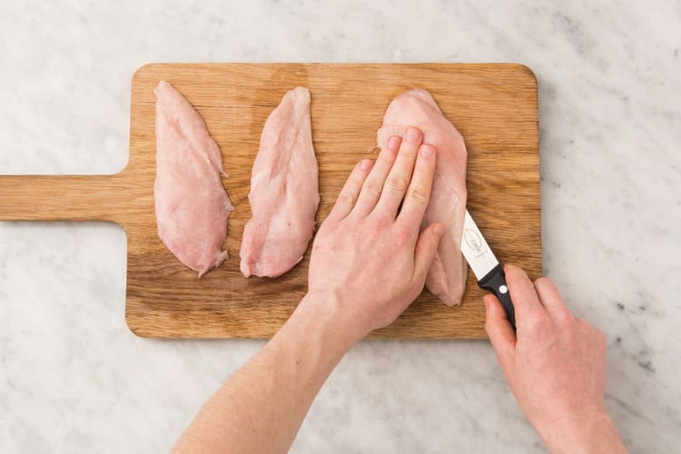 PREP THE CHICKEN