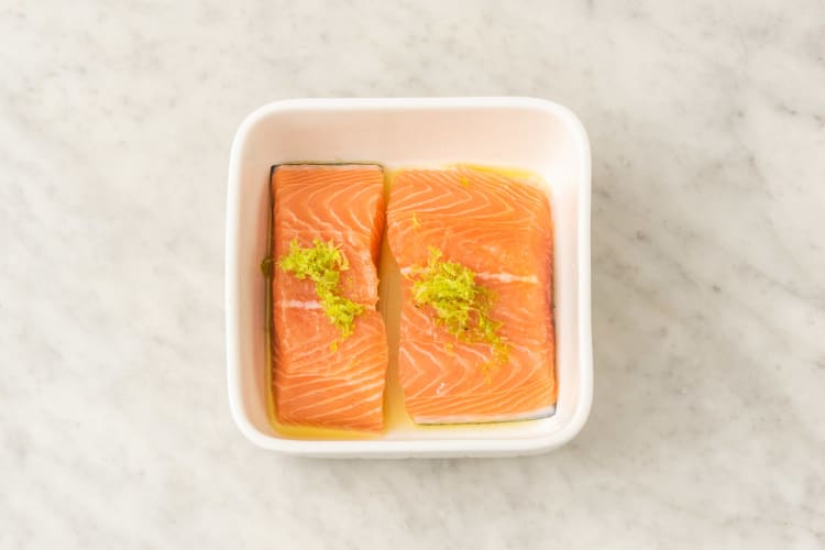 Lachs backen