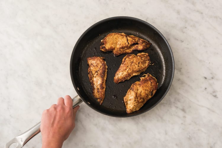 Cook the chicken