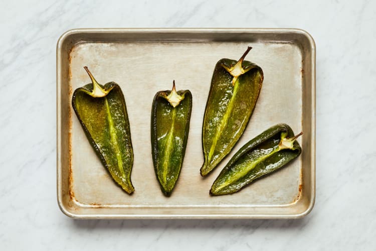 Roast Peppers and Make Crema