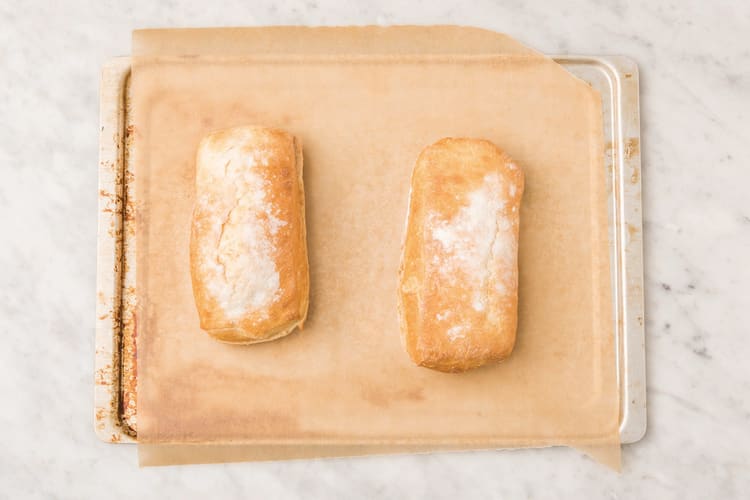 Bake the ciabatta